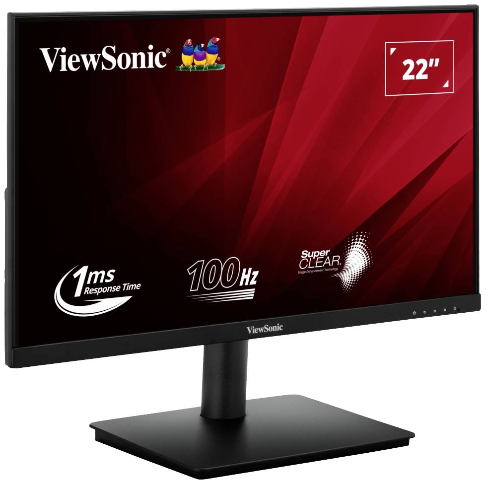 Viewsonic VA220-H LED-Monitor EEK E (A - G) 54.6cm (21.50 Zoll) 1920 x 1080 Pixel 16:9 1 ms VGA, HDMI®, Audio, 2.0 (3.5mm Klinke)