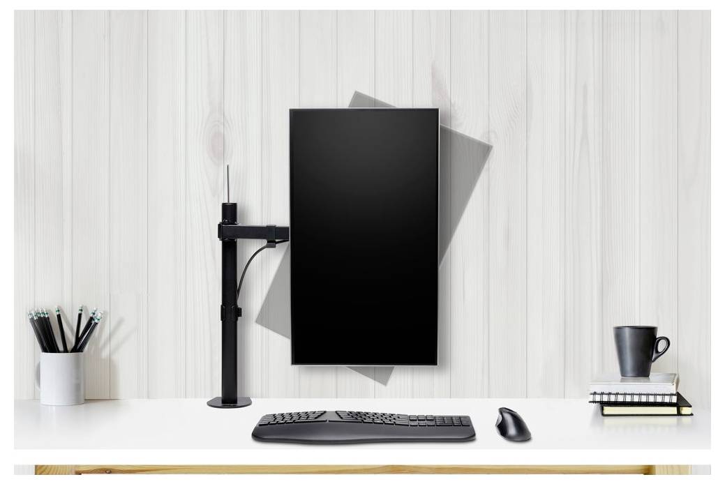 Kensington K55408WW Monitor-Tischhalterung 1 Display(s) 86,4cm (34") Schwarz Drehbar, Neigbar