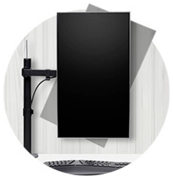 Kensington K55408WW Monitor-Tischhalterung 1 Display(s) 86,4cm (34") Schwarz Drehbar, Neigbar