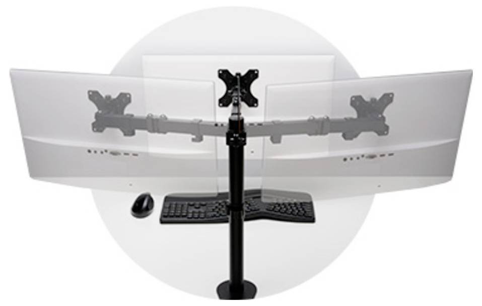 Kensington K55408WW Monitor-Tischhalterung 1 Display(s) 86,4cm (34") Schwarz Drehbar, Neigbar