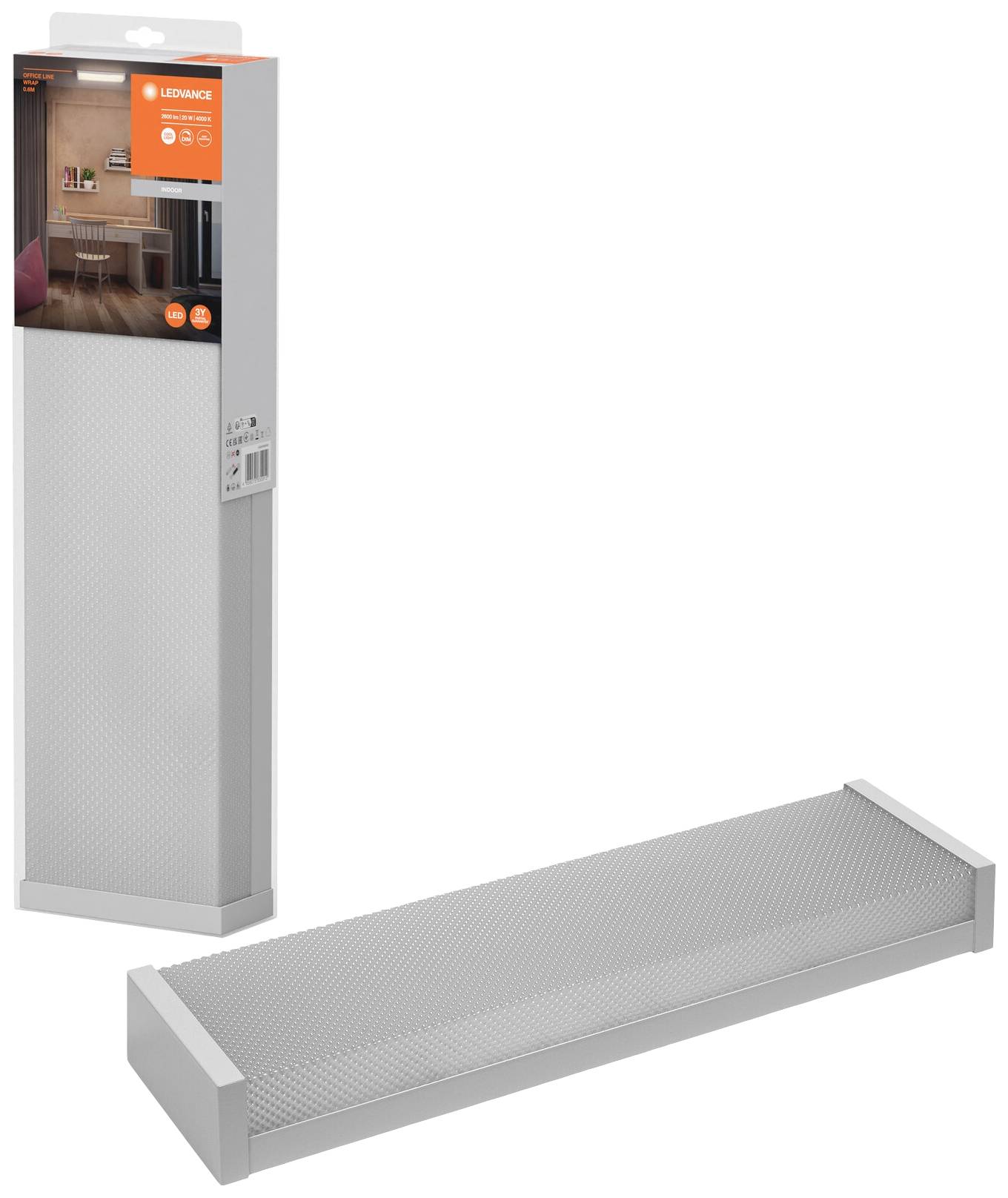 LEDVANCE 4058075830912 4058075830912 LED-Deckenleuchte LED 20W Weiß