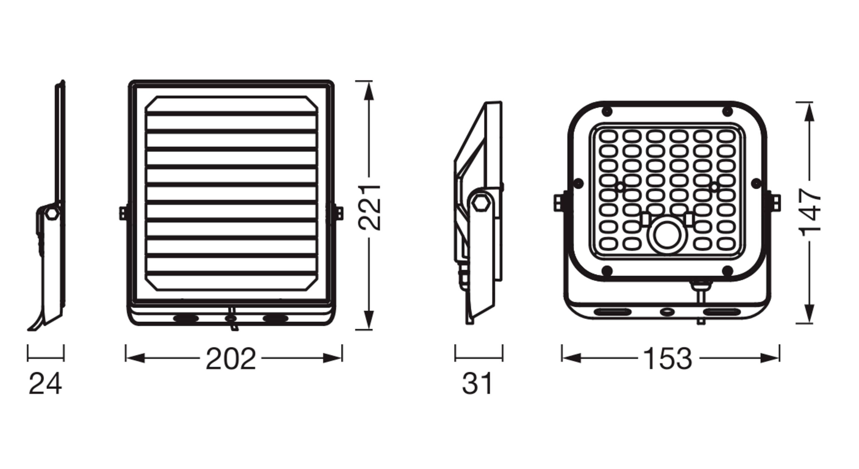 LEDVANCE Endura Split 4099854276675 LED-Flutlichtstrahler, Solarmodul 10 W Leuchtfarben: Neutralweiß