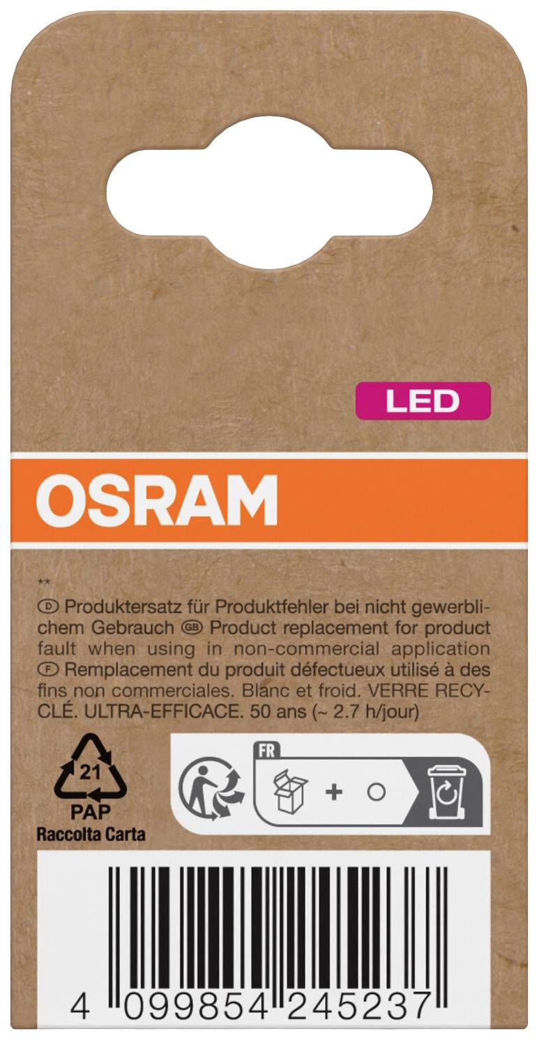 OSRAM HOMELIGHTING 4099854245237 LED-Reflektorlampe EEK A (A - G) GU10 Reflektor 1.4W = 35W Neutralweiß (Ø x H) 50mm x 50mm 1St.
