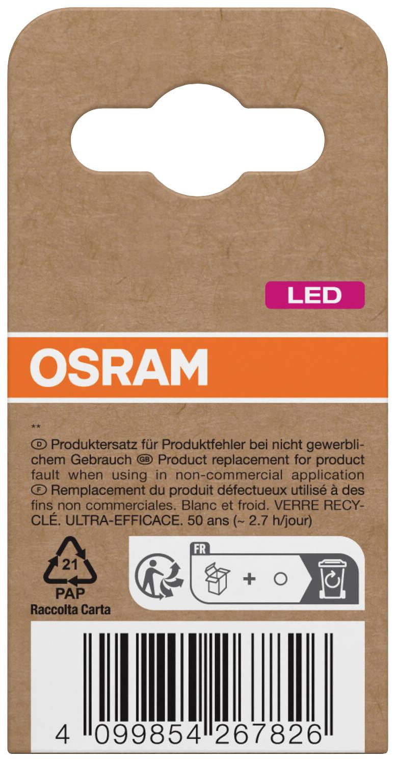 OSRAM HOMELIGHTING 4099854267826 LED-Reflektorlampe EEK A (A - G) GU10 Reflektor 3.3W = 65W Neutralweiß (Ø x H) 50mm x 50mm 1St.
