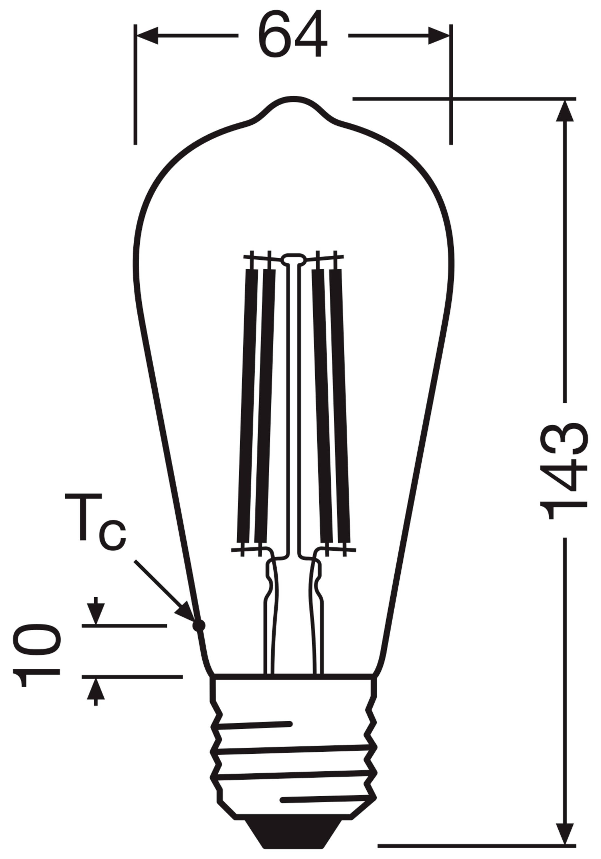 OSRAM HOMELIGHTING 4099854235634 LED EEK A (A - G) E27 Kolbenform 3.8W = 60W Warmweiß (Ø x H) 64mm x 64mm 1St.