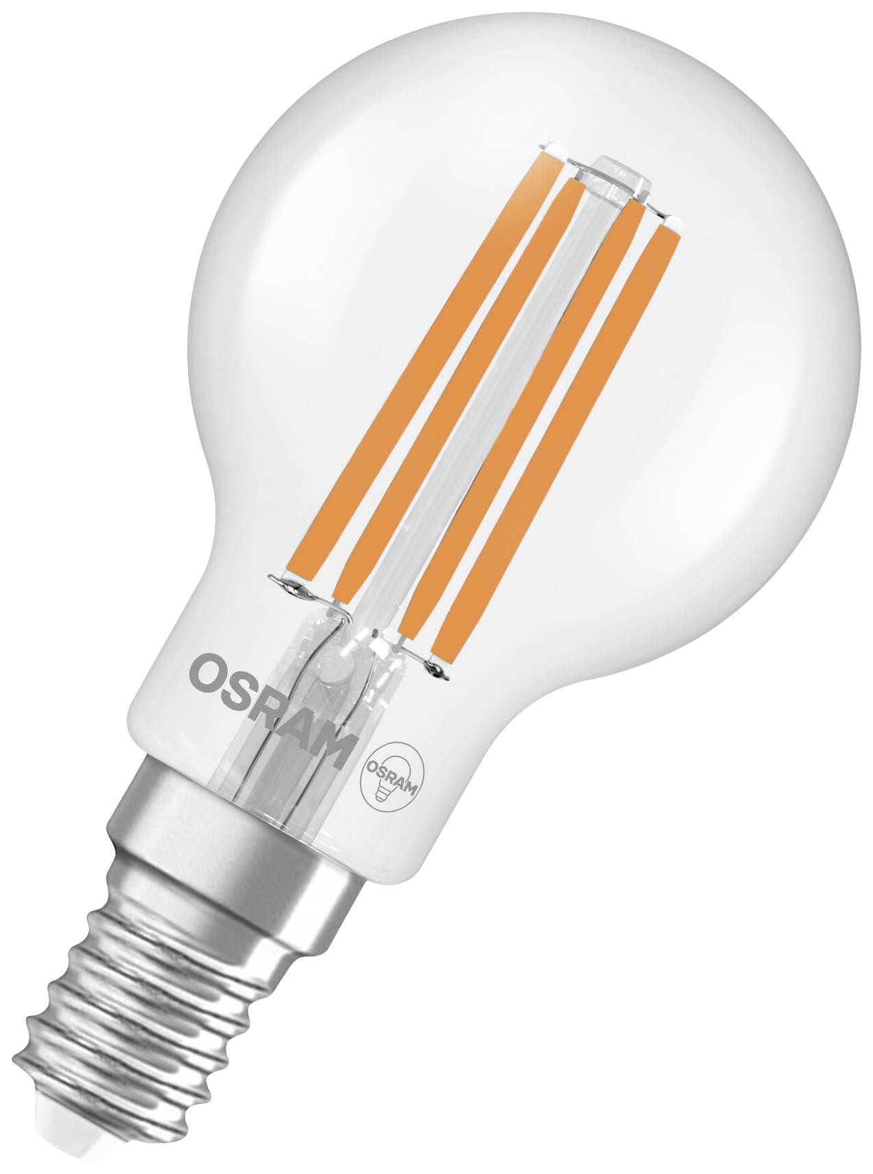 OSRAM HOMELIGHTING 4099854255168 LED EEK A (A - G) E14 Glühlampenform 2.2W = 40W Warmweiß (Ø x H) 45mm x 45mm 1St.