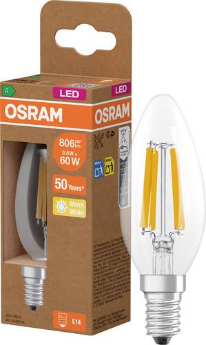 OSRAM HOMELIGHTING 4099854255120 LED EEK A (A - G) E14 Kerzenform 3.8 W = 60 W Warmweiß (Ø x H) 35