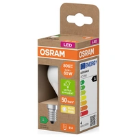 OSRAM HOMELIGHTING 4099854255816 LED EEK A (A - G) E14 Tropfenform 3.8 W = 60 W Warmweiß (Ø x H) 45 OSRAM HOMELIGHTING 4099854255816 LED EEK A (A - G) E14 Tropfenform 3.8 W = 60 W Warmweiß (Ø x H) 45