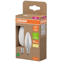 OSRAM HOMELIGHTING 4099854253805 LED EEK A (A - G) E14 Kerzenform 2.2 W = 40 W Warmweiß (Ø x H) 35 OSRAM HOMELIGHTING 4099854253805 LED EEK A (A - G) E14 Kerzenform 2.2 W = 40 W Warmweiß (Ø x H) 35
