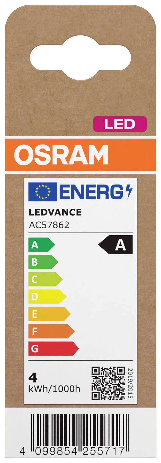 OSRAM HOMELIGHTING 4099854255717 LED EEK A (A - G) E14 Kerzenform 3.8W = 60W Warmweiß (Ø x H) 35mm x 35mm 1St.