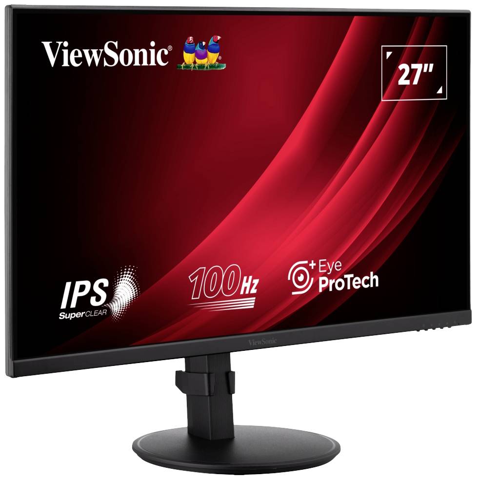 Viewsonic VA2708-HDJ LED-Monitor EEK E (A - G) 68.6 cm (27 Zoll) 1920 x 1080 Pixel 16:9 DisplayPort, HDMI®, VGA IPS LED