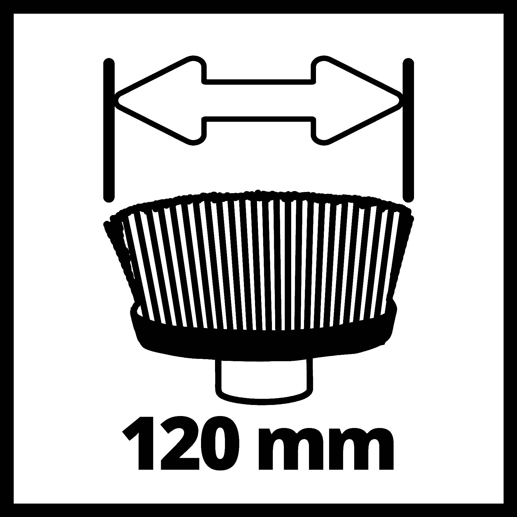 Einhell 3424131 PICOBELLA 18/90 SOFT 120/50 Ersatzbürste 420D Nylon