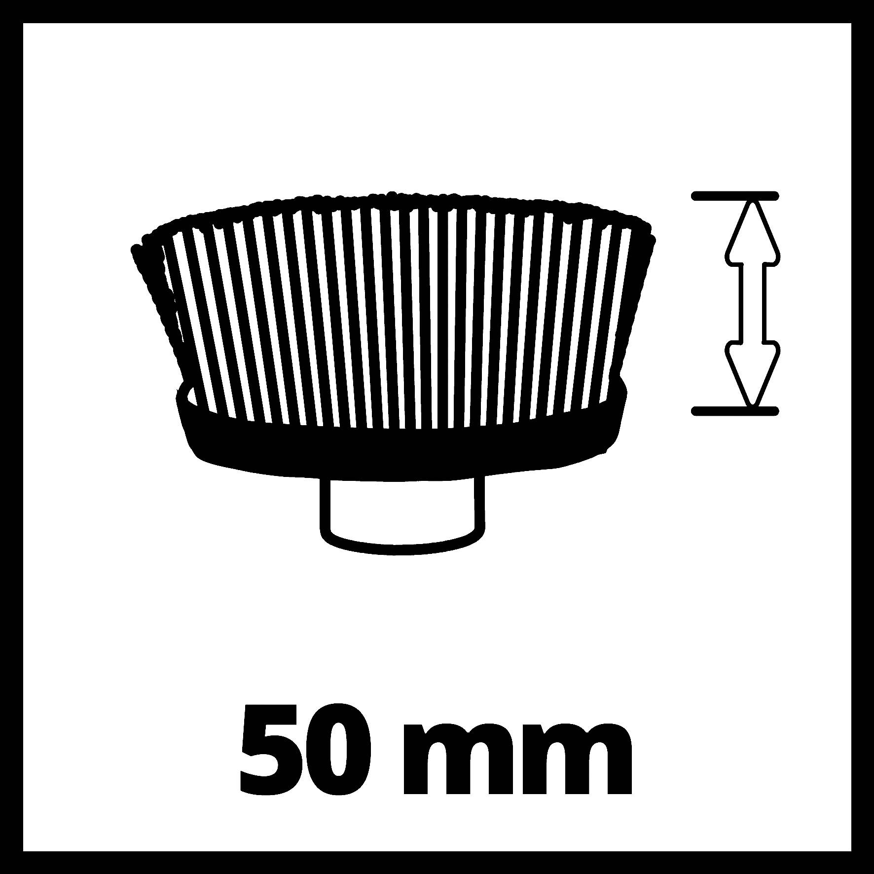 Einhell 3424131 PICOBELLA 18/90 SOFT 120/50 Ersatzbürste 420D Nylon