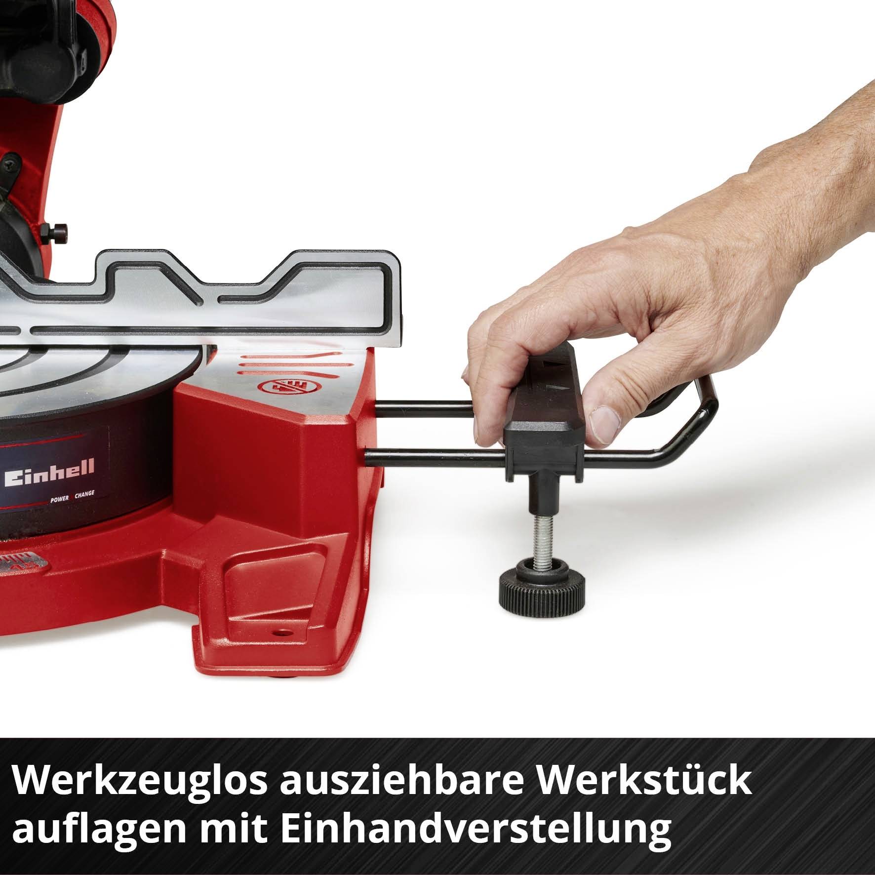 Einhell TE-SM 36/8L Li-Solo Power X-Change Akku-Kapp- und Gehrungssäge ohne Ladegerät, ohne Akku 216mm 30mm
