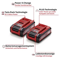 Einhell 18V 4Ah PXC Plus Twinpack 4511629 Ersatz-Akku 4Ah Li-Ion Einhell 18V 4Ah PXC Plus Twinpack 4511629 Ersatz-Akku 4Ah Li-Ion