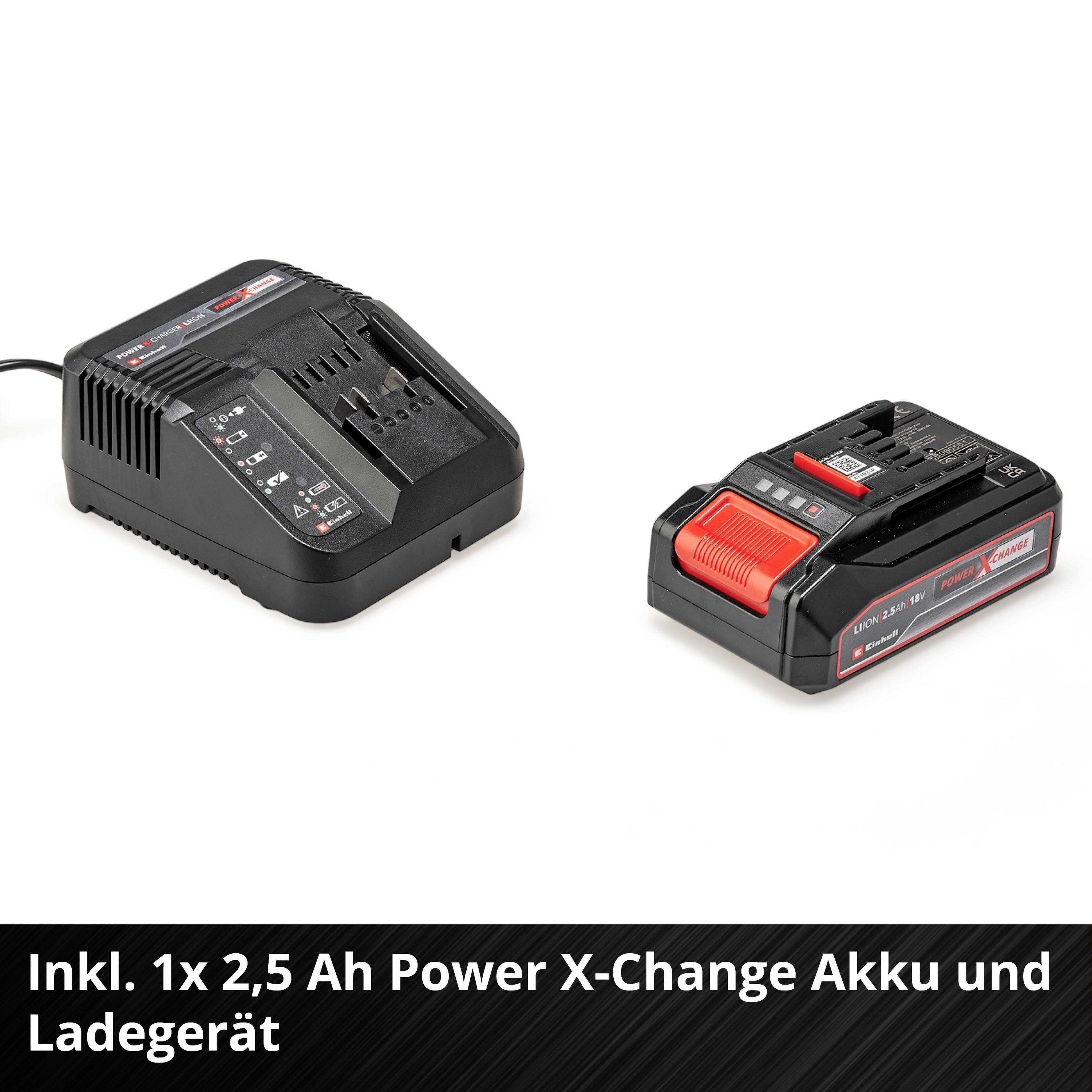 Einhell GC-CH 1855/1 Li Kit (1x2,5 Ah) Power X-Change Akku Akku-Heckenschere 18V Li-Ion 620mm