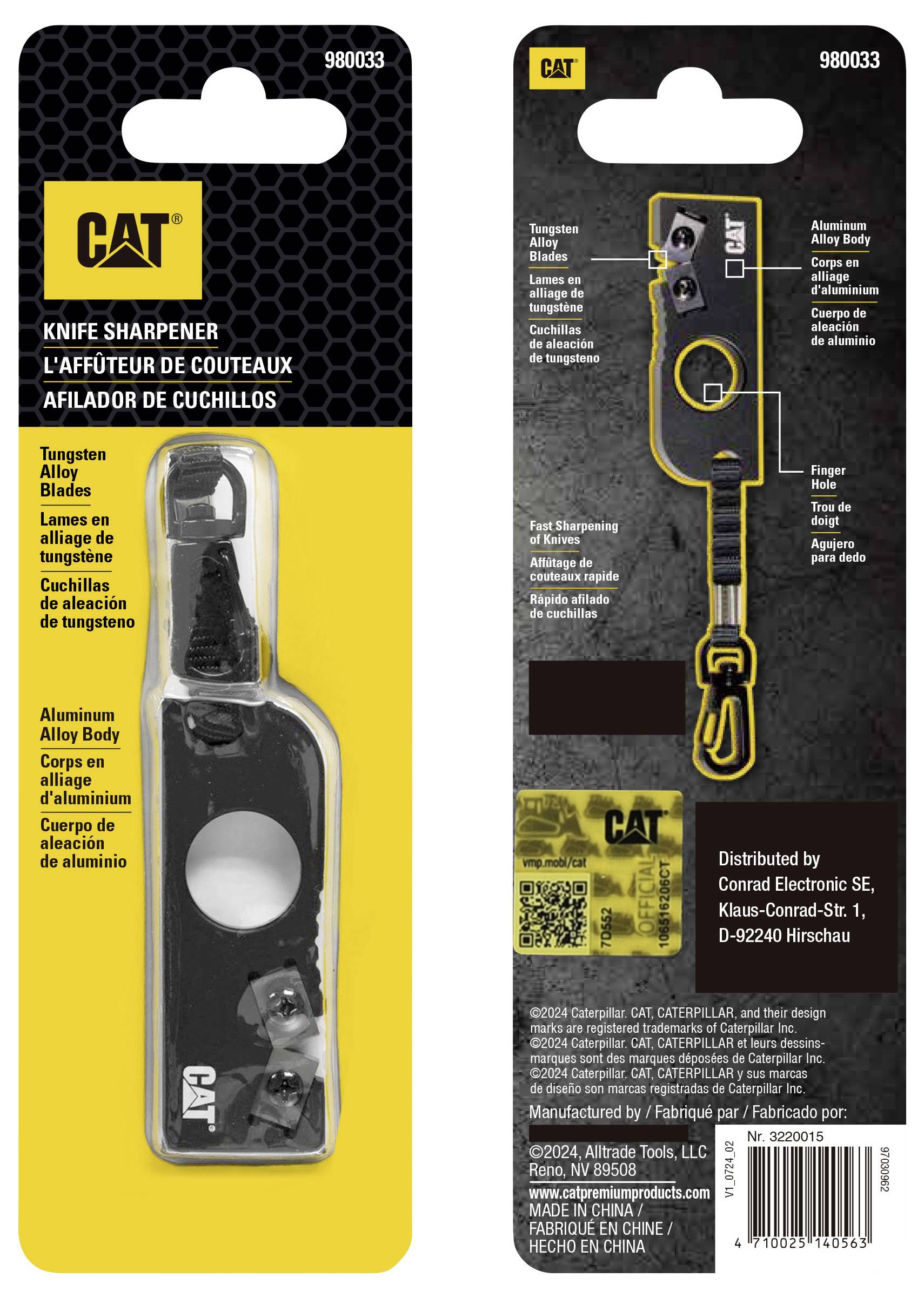 CAT 980033 Messerschleifer Schwarz