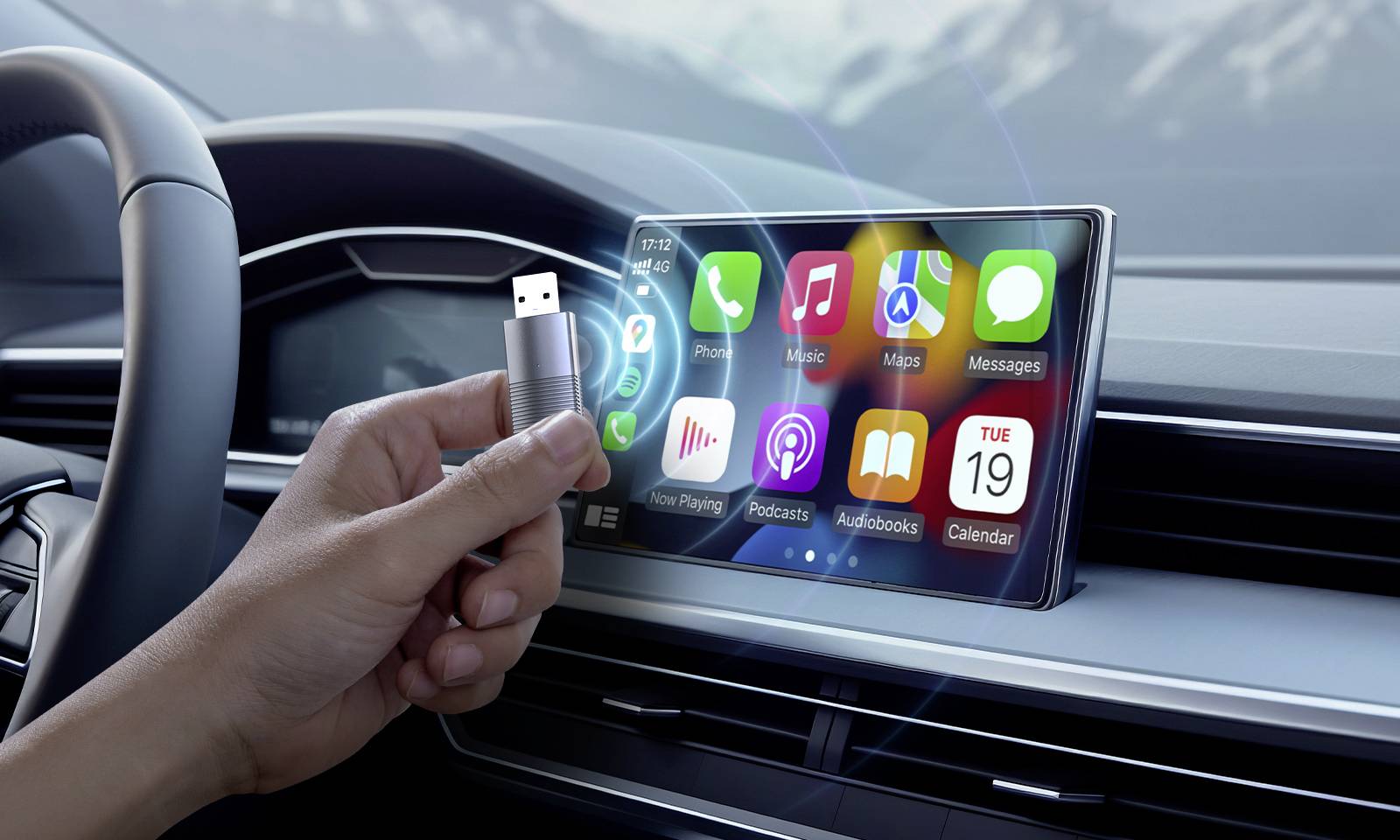 Minix CP89-HD Moniceiver Android Auto™, Apple CarPlay, Bluetooth®-Freisprecheinrichtung