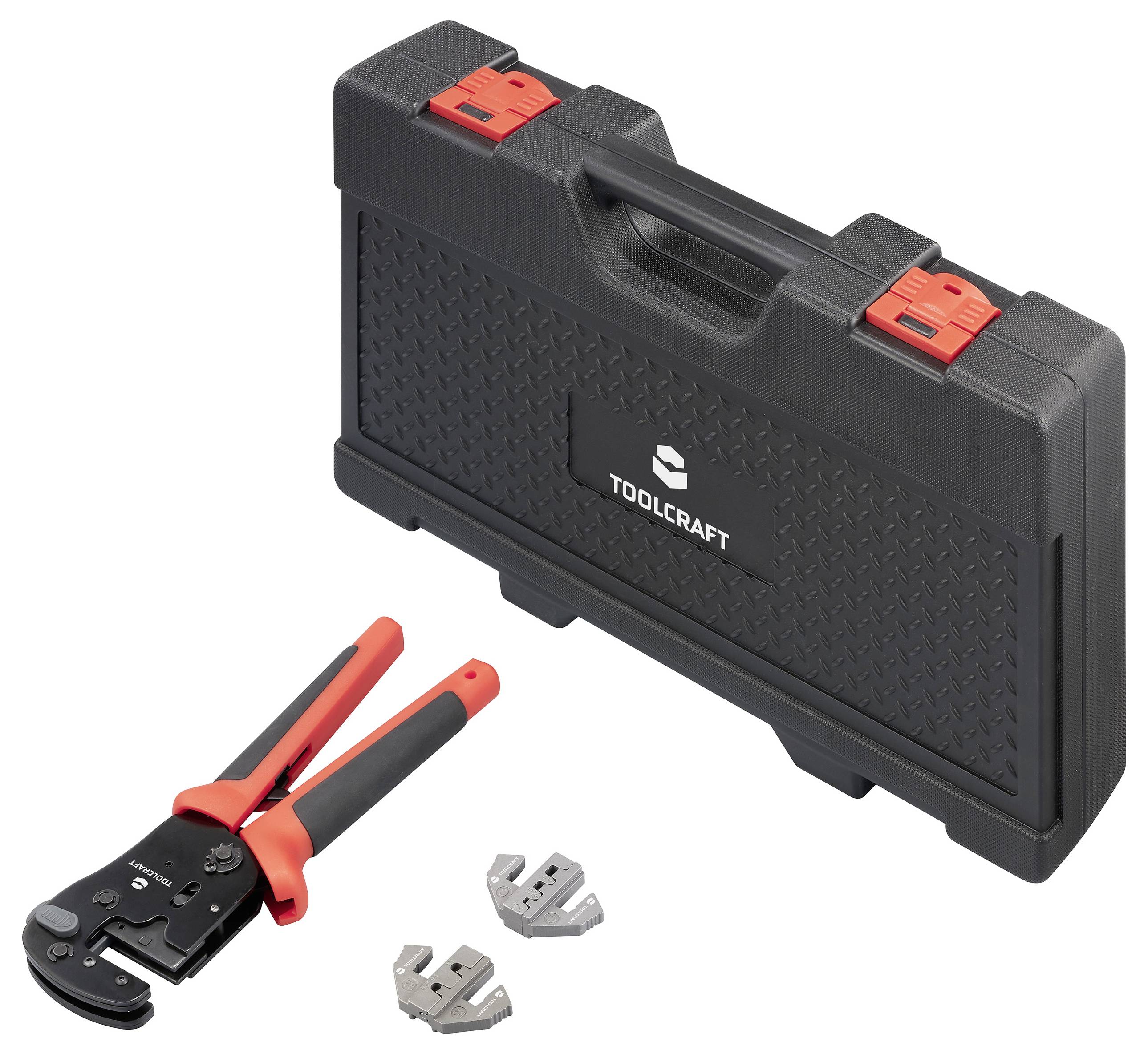 TOOLCRAFT TO-9660081 Crimpzangen-Set Inkl. Crimpsortiment mit Koffer