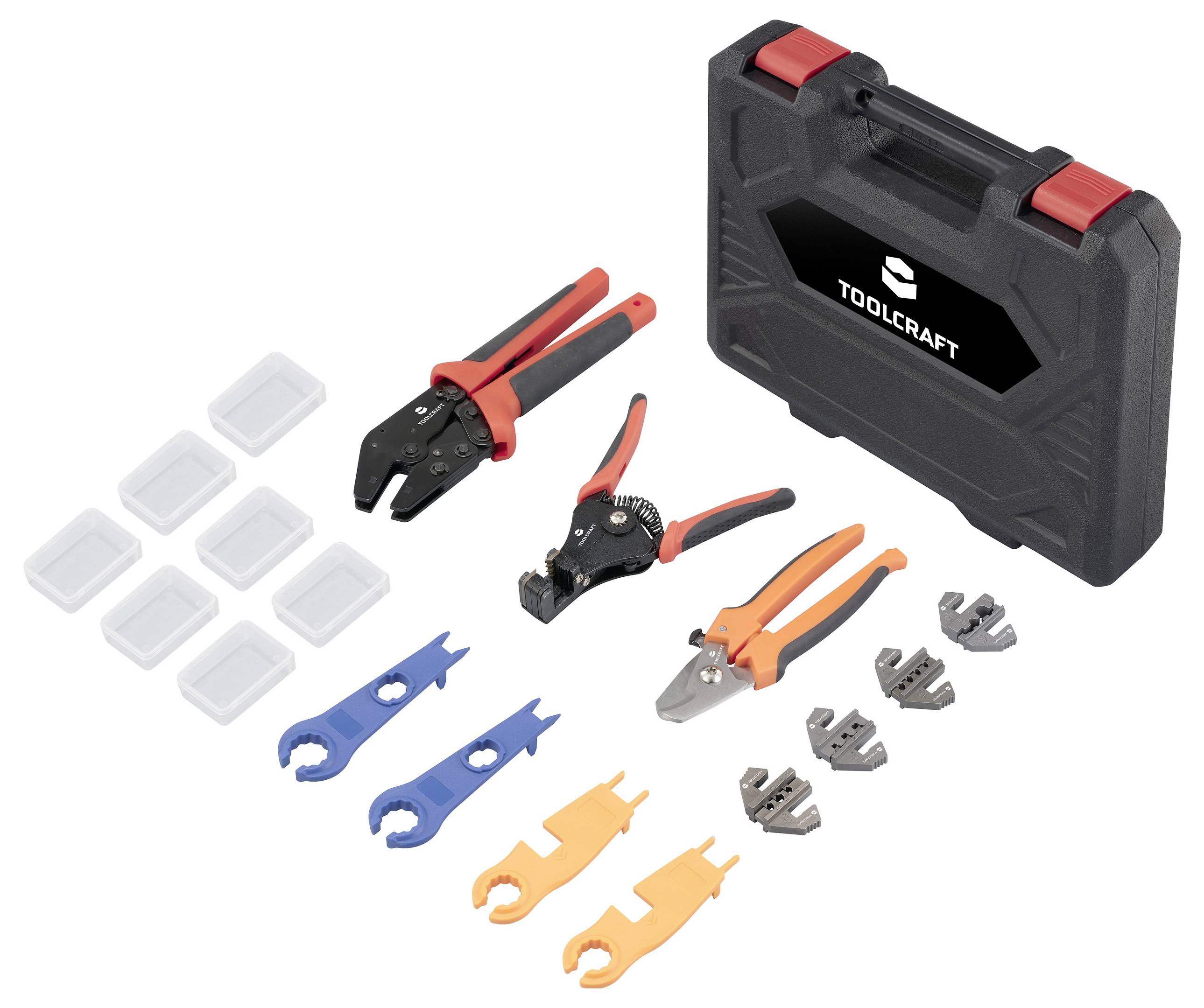 TOOLCRAFT TO-9660084 Solar Installations Werkzeug Set MC3 & MC4 Verbindungen