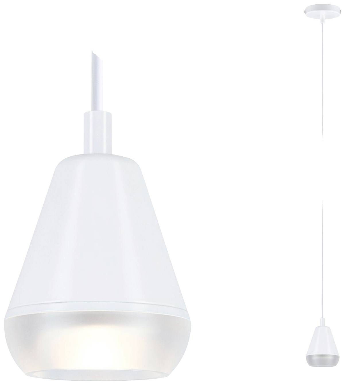 Paulmann Luia 76991 Pendelleuchte GU10 Satin, Weiß