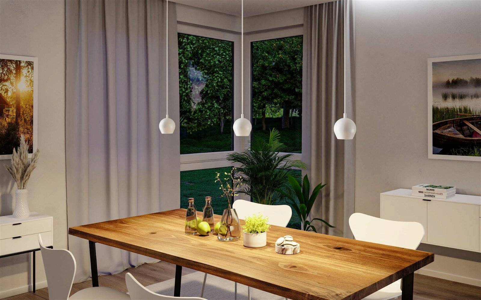 Paulmann Shima 76993 Pendelleuchte GU10 Weiß, Metall