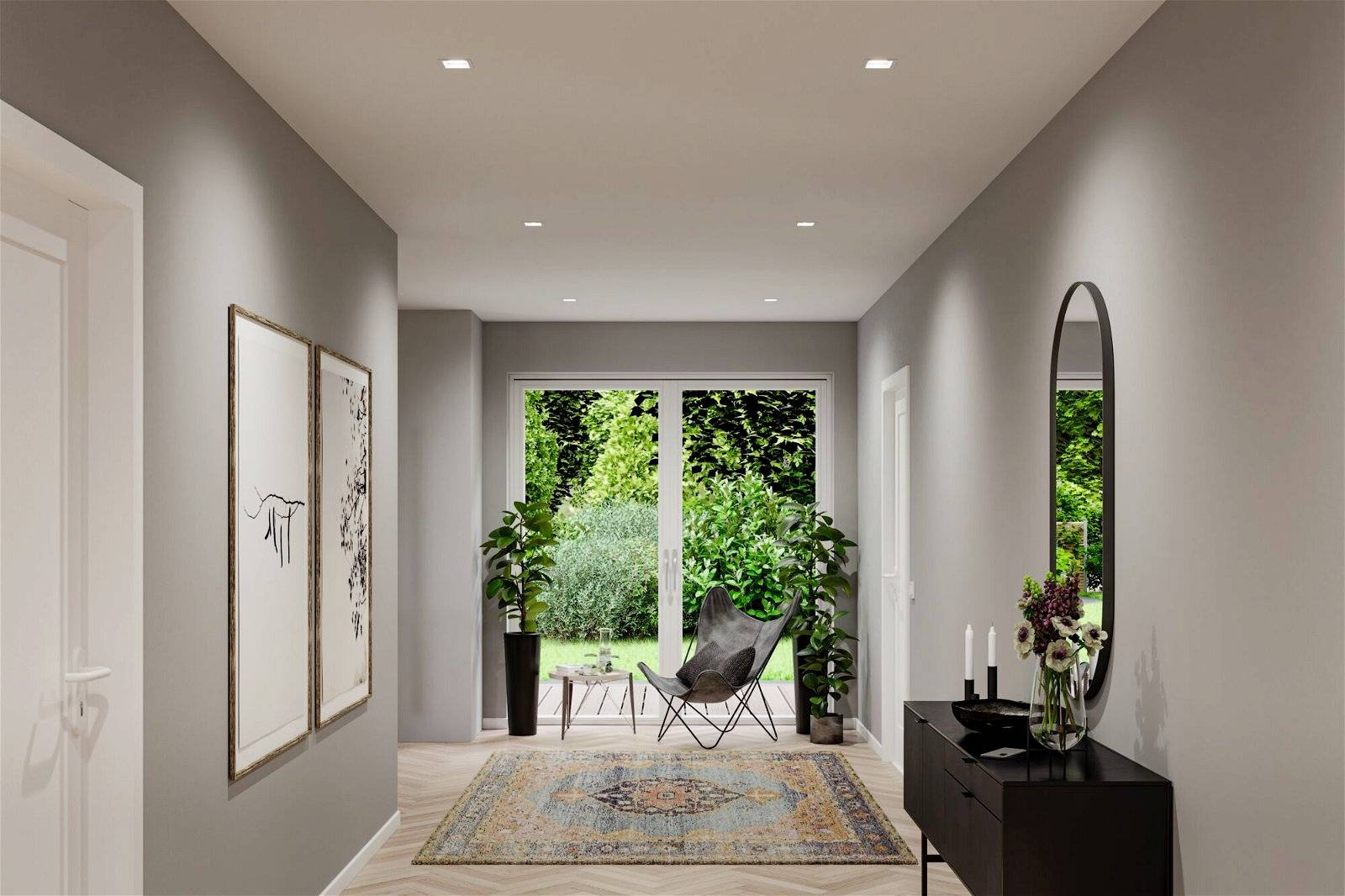 Paulmann 93126 Cole LED-Einbauleuchte 3er Set LED 6W Weiß