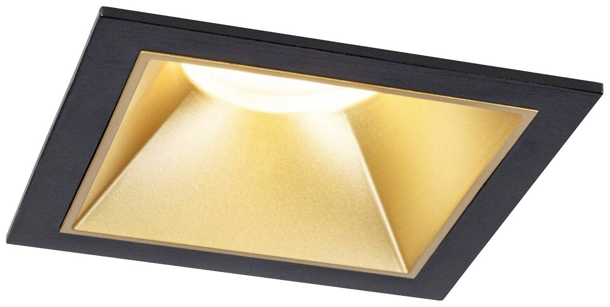 Paulmann 93129 Cole LED-Einbauleuchte 3er Set LED 6W Schwarz, Gold (matt)