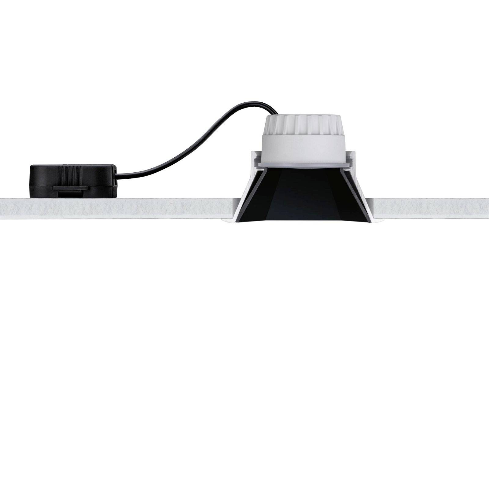 Paulmann 93131 Cole LED-Einbauleuchte LED 6W Schwarz, Gold (matt)