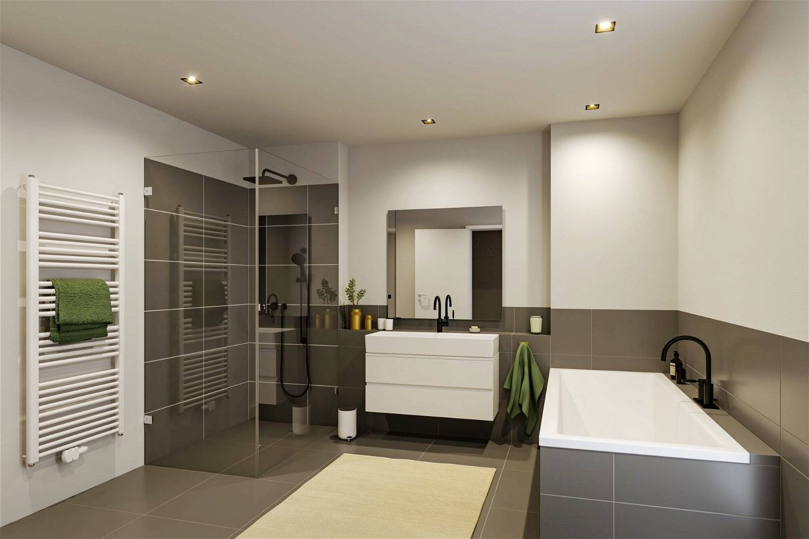 Paulmann 93131 Cole LED-Einbauleuchte LED 6W Schwarz, Gold (matt)