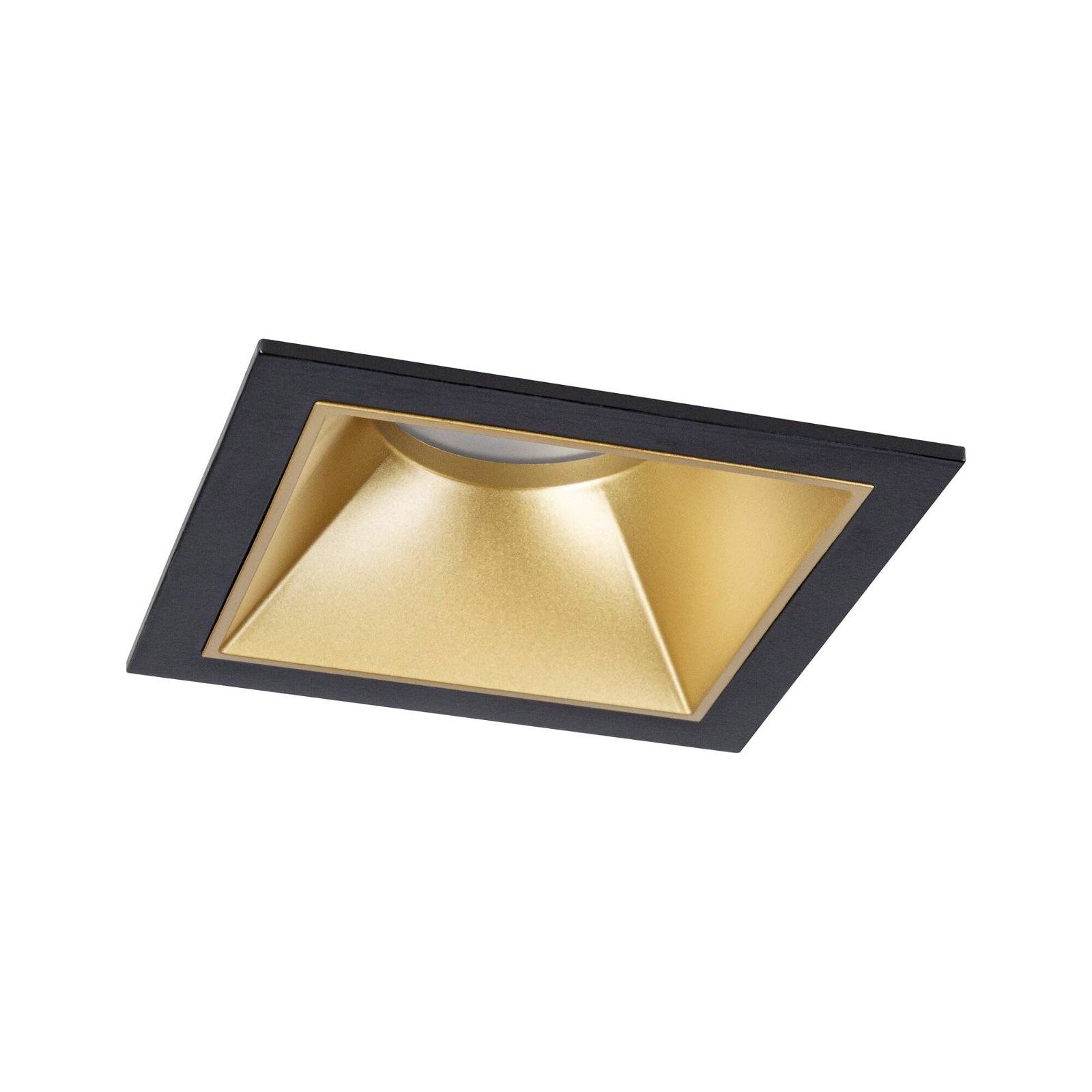 Paulmann 93131 Cole LED-Einbauleuchte LED 6W Schwarz, Gold (matt)