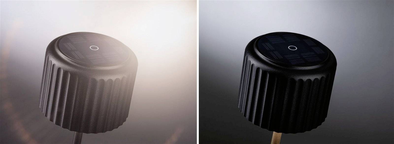 Paulmann 94878 Else Akku-Tischlampe 2.5W Warmweiß Schwarz