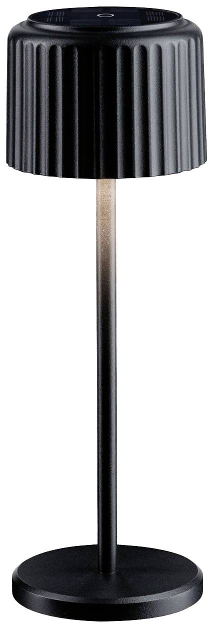 Paulmann 94878 Else Akku-Tischlampe 2.5W Warmweiß Schwarz