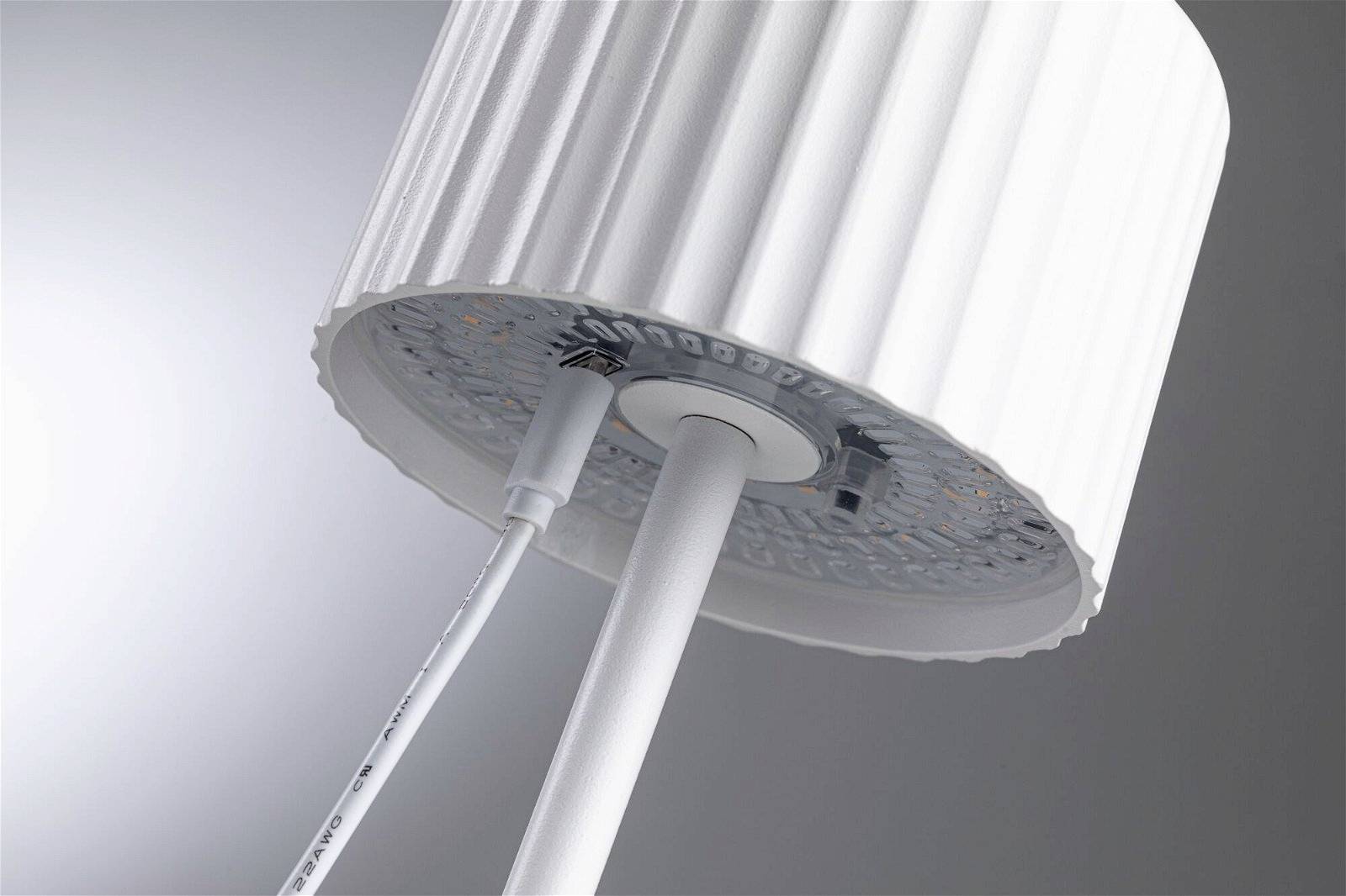 Paulmann 94879 Else Akku-Tischlampe 2.5W Warmweiß Weiß