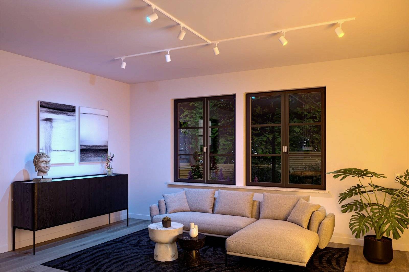 Paulmann Luxe LED-Schienenstrahler URail GU10 4.8W LED Signal-Weiß