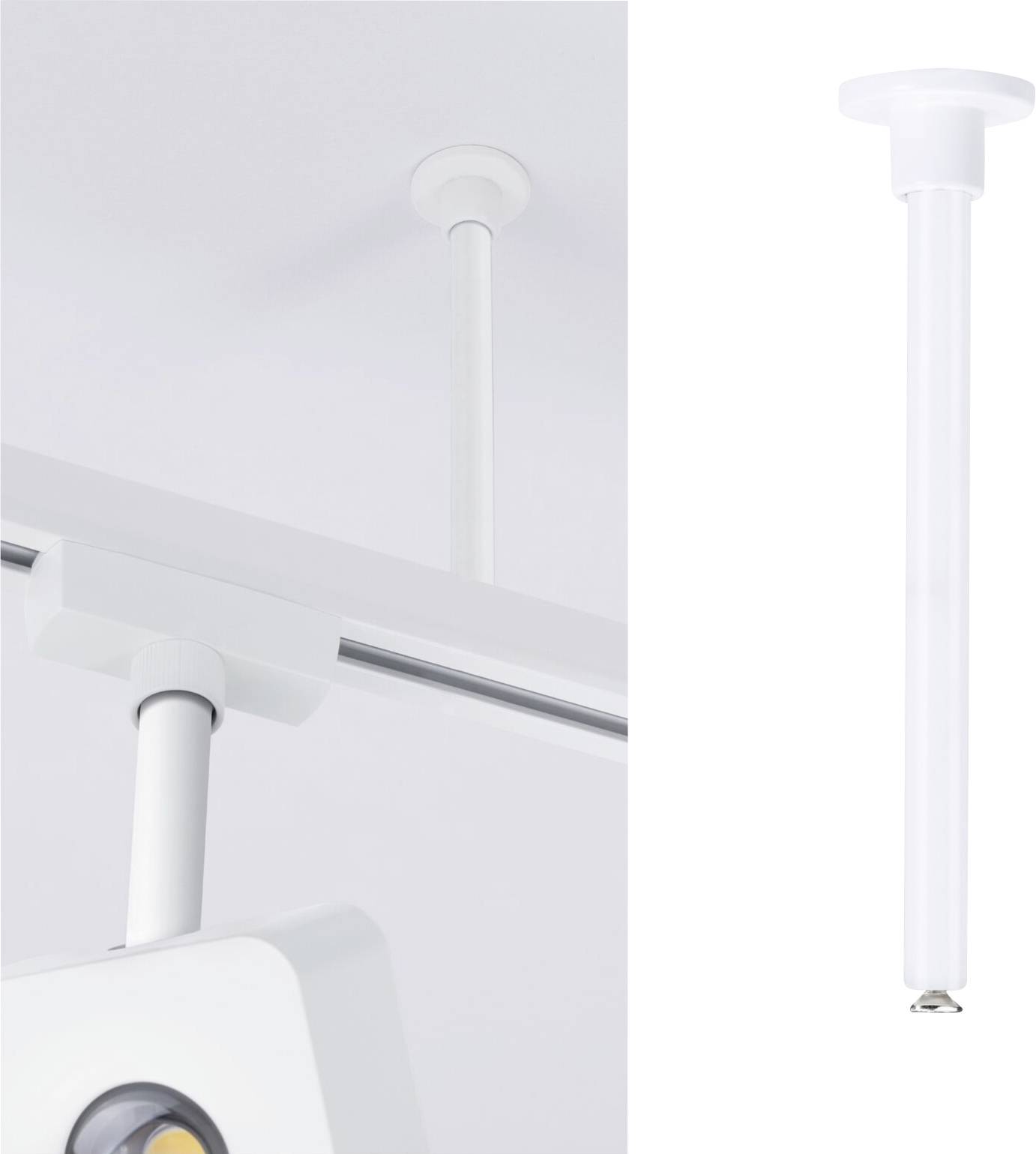 Paulmann 95654 Hochvolt-Schienensystem-Komponente Schienenabhängung Signal-Weiß