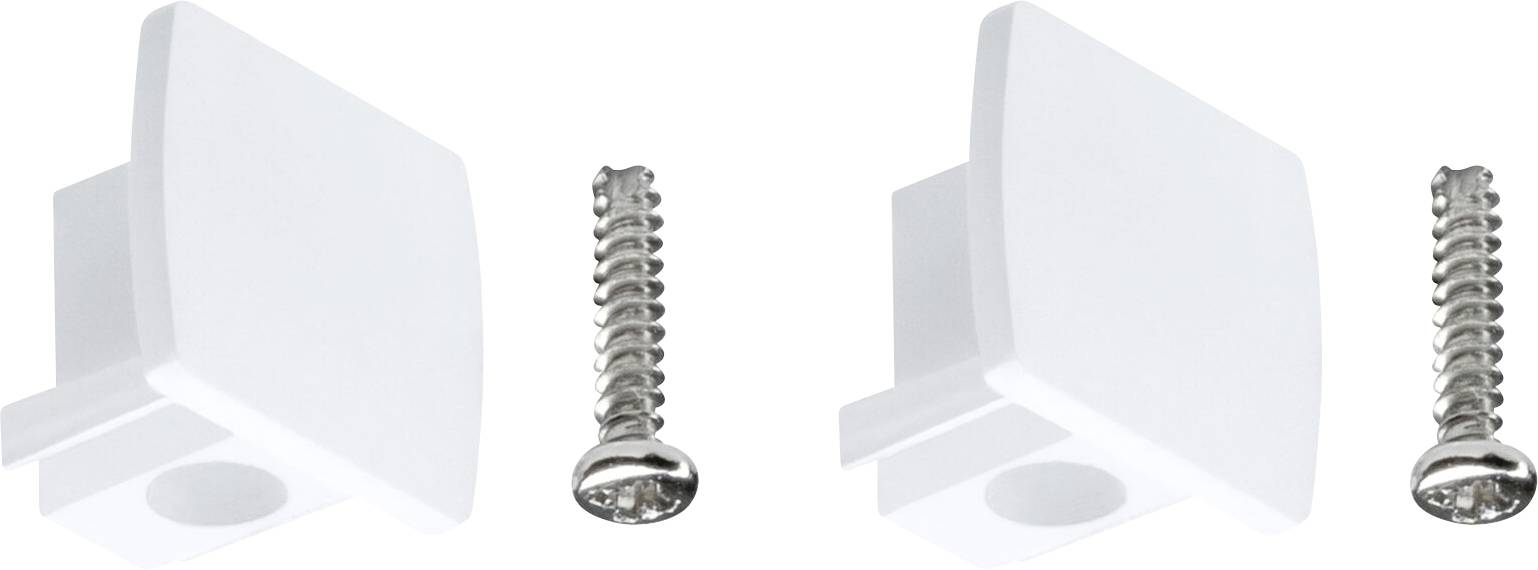 Paulmann 95653 Hochvolt-Schienensystem-Komponente Endkappe Signal-Weiß