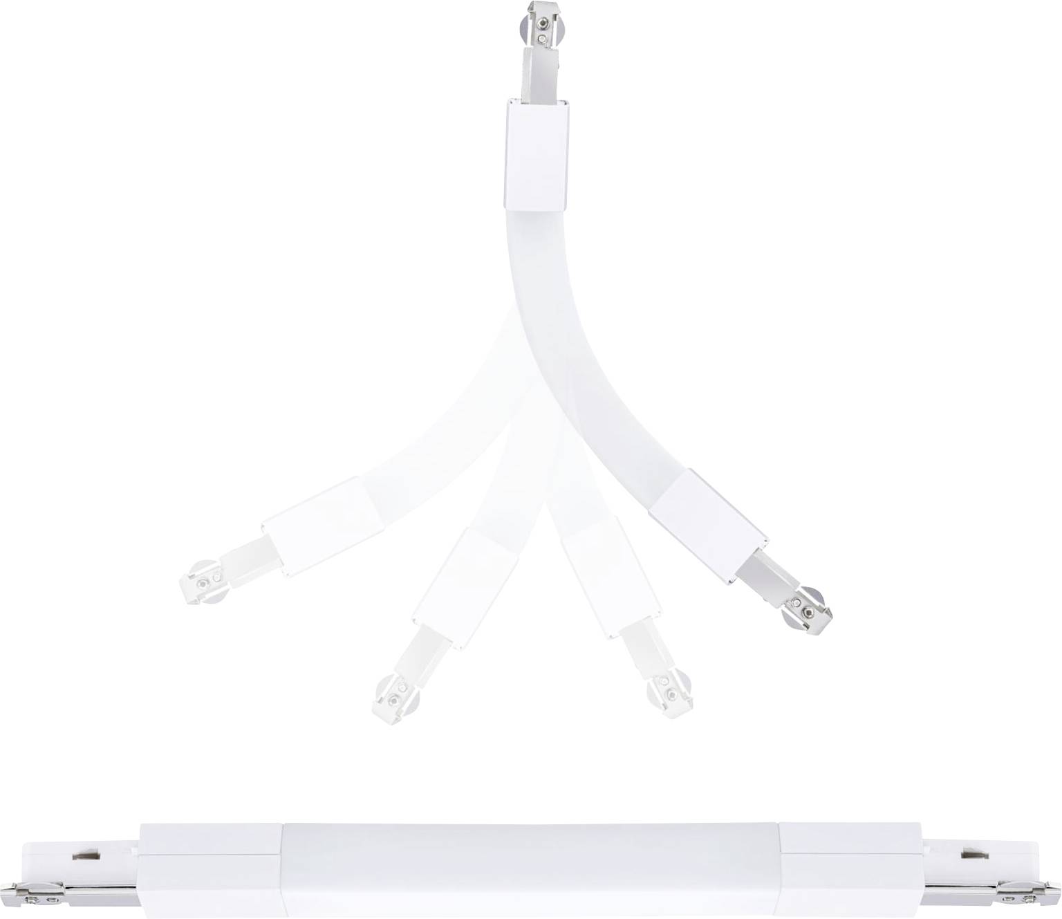 Paulmann 95650 Hochvolt-Schienensystem-Komponente Flexverbinder Signal-Weiß