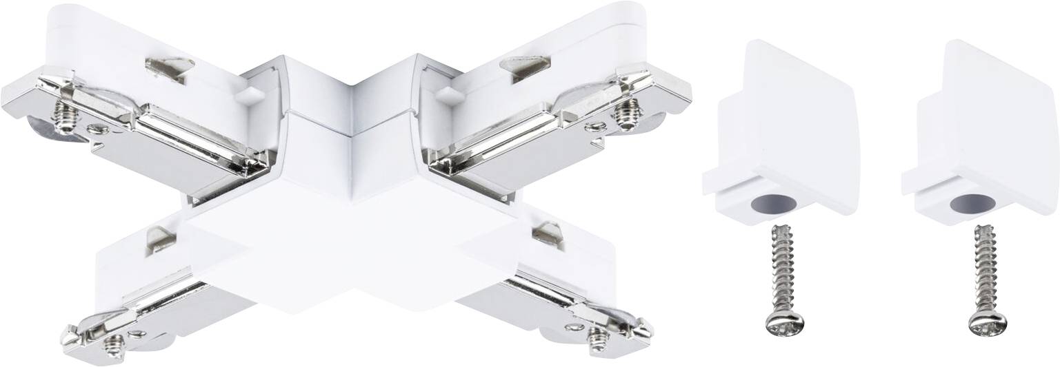 Paulmann 95648 Hochvolt-Schienensystem-Komponente X-Verbinder Signal-Weiß