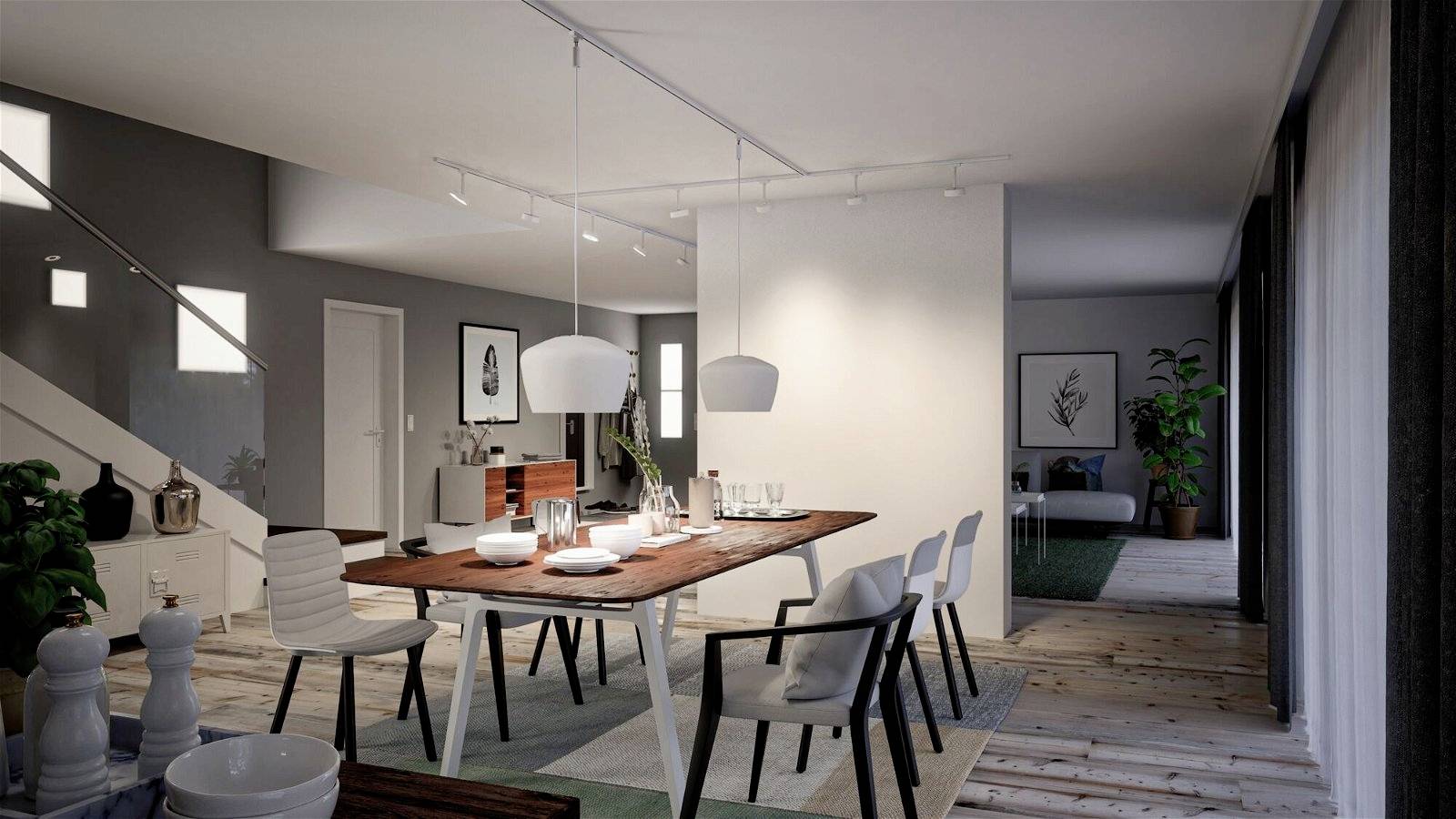 Paulmann 95645 Hochvolt-Schienensystem-Komponente Einspeiser Signal-Weiß