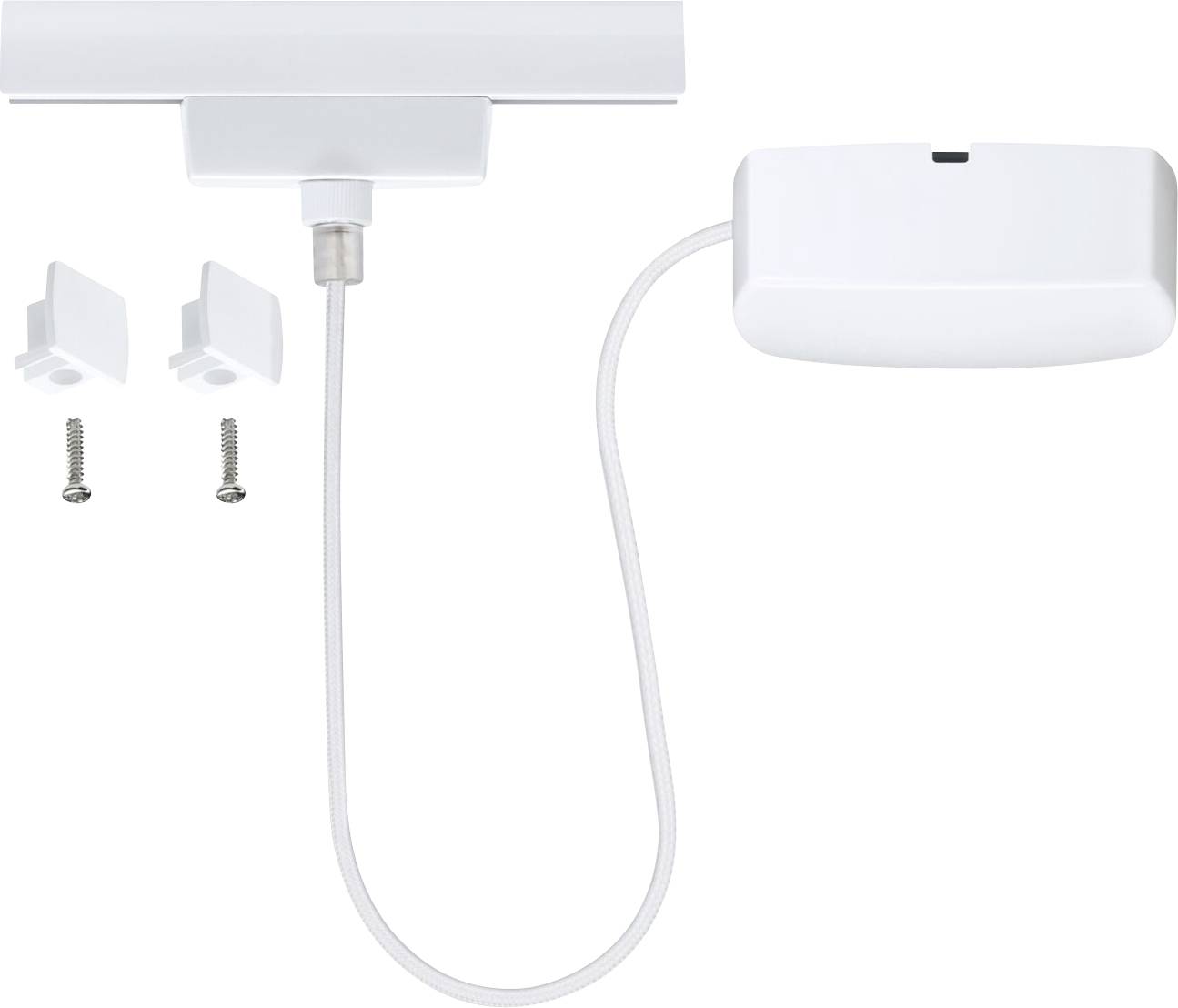 Paulmann 95644 Hochvolt-Schienensystem-Komponente Einspeiser Signal-Weiß