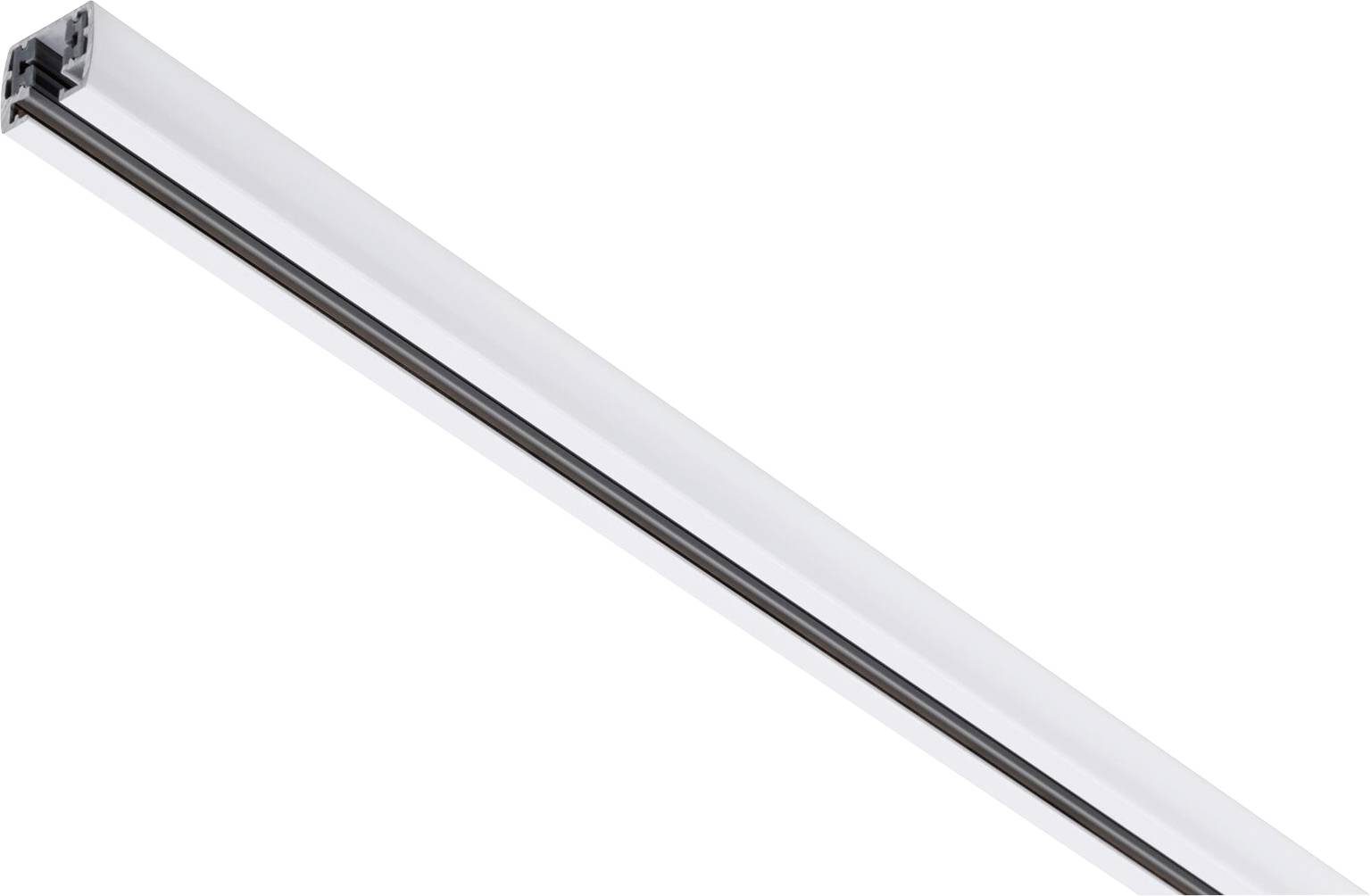 Ein schlankes, modernes LED-Licht in Rohrform mit klarer Abdeckung. Ideal zur Beleuchtung von Räumen mit minimalistischem Design.