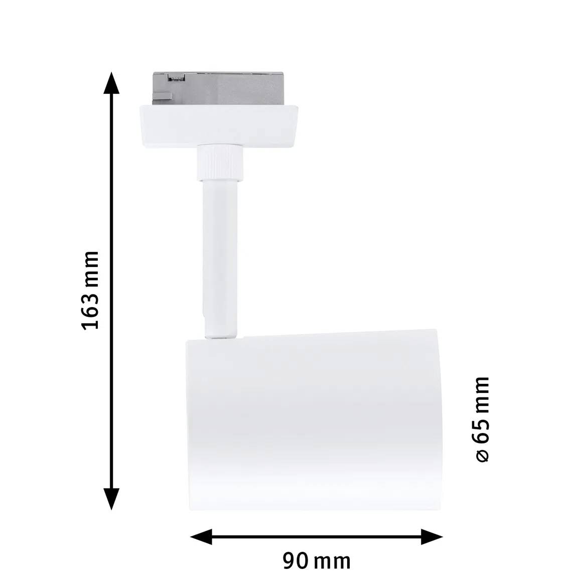 Paulmann Luxe Hochvolt-Schienensystem-Leuchte URail GU10 Signal-Weiß