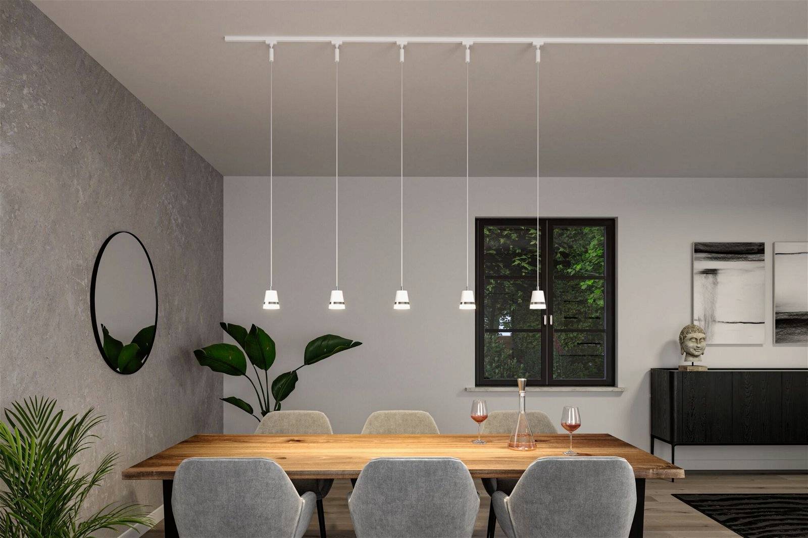 Paulmann Cone Hochvolt-Schienensystem-Leuchte URail GU10 Signal-Weiß