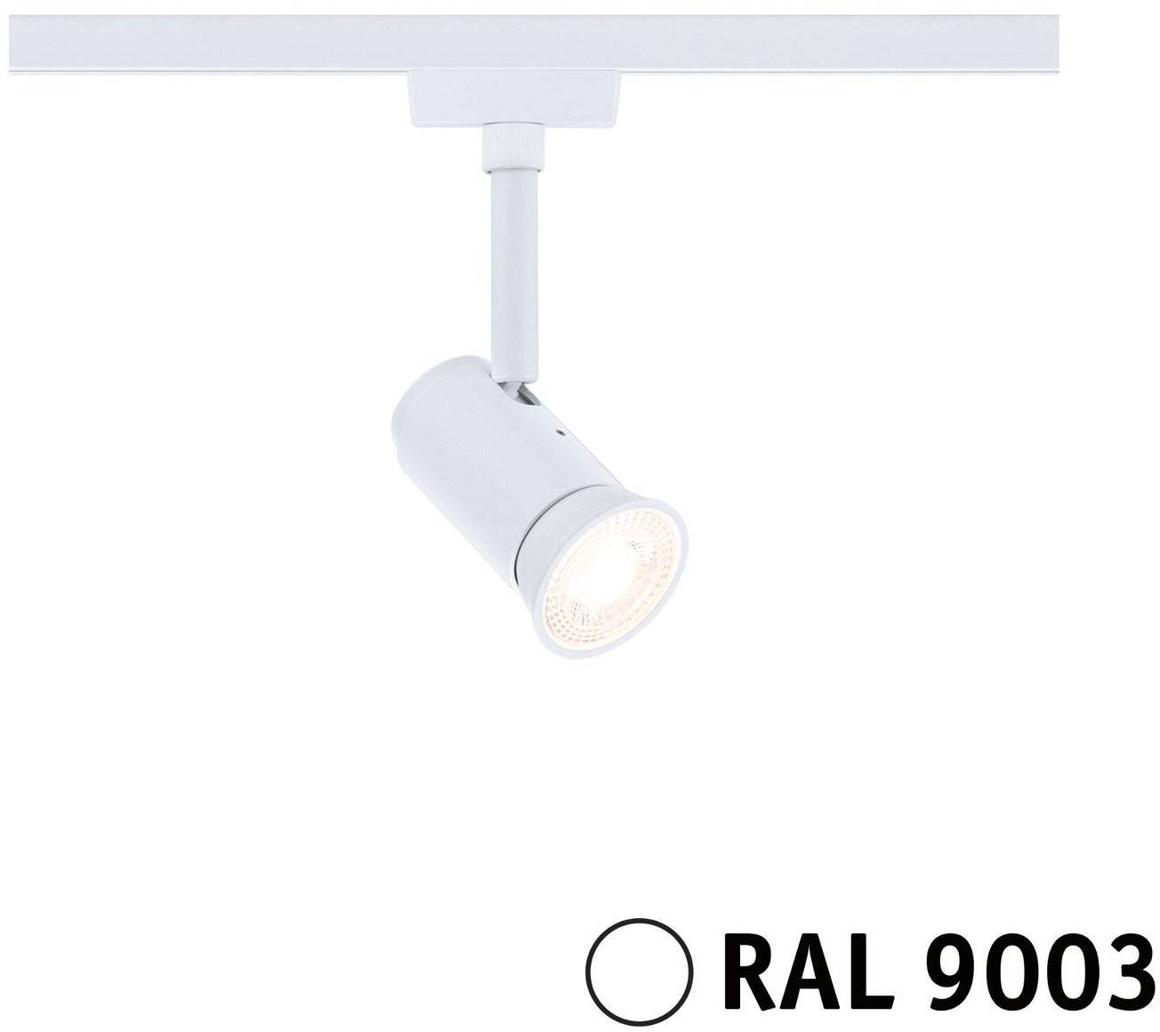 Paulmann Runa Hochvolt-Schienensystem-Leuchte URail GU10 Signal-Weiß