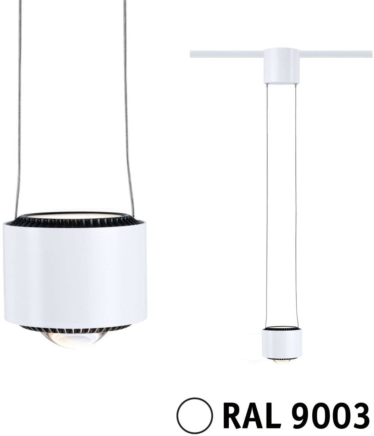 Paulmann Aldan Hochvolt-Schienensystem-Leuchte URail 8.5W Signal-Weiß