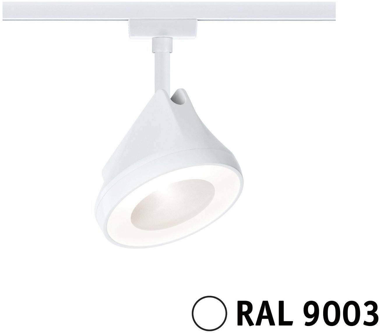 Paulmann Arena Hochvolt-Schienensystem-Leuchte URail LED fest eingebaut 15W LED Signal-Weiß