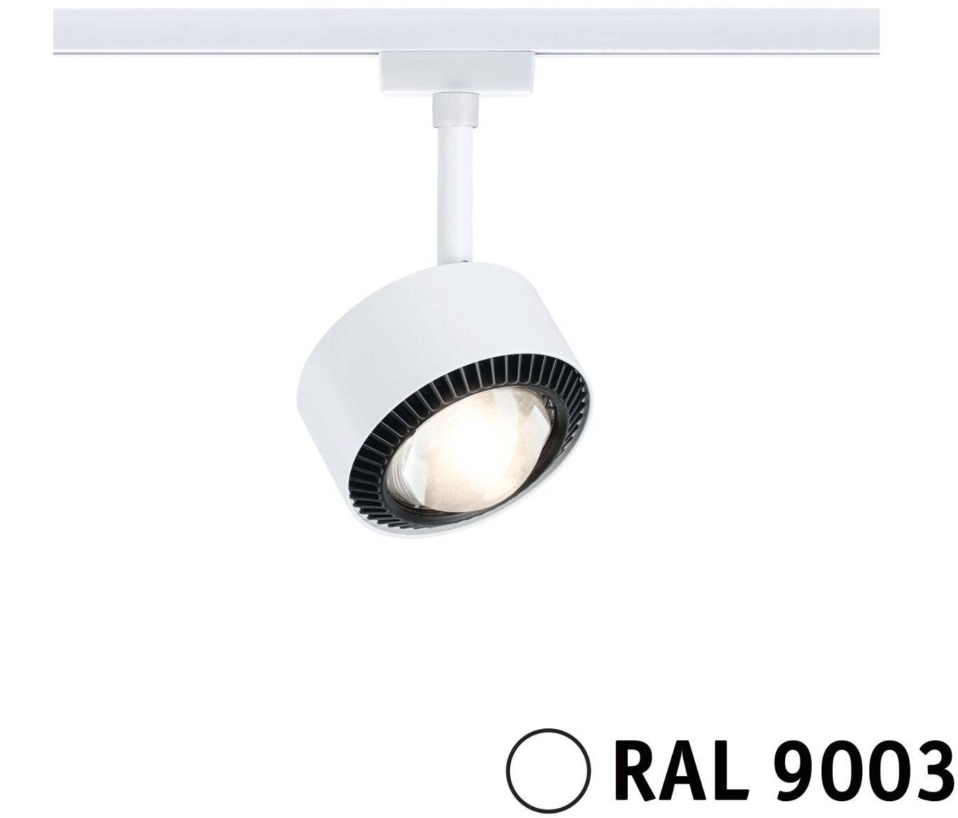 Paulmann Aldan Hochvolt-Schienensystem-Leuchte URail 8W Signal-Weiß