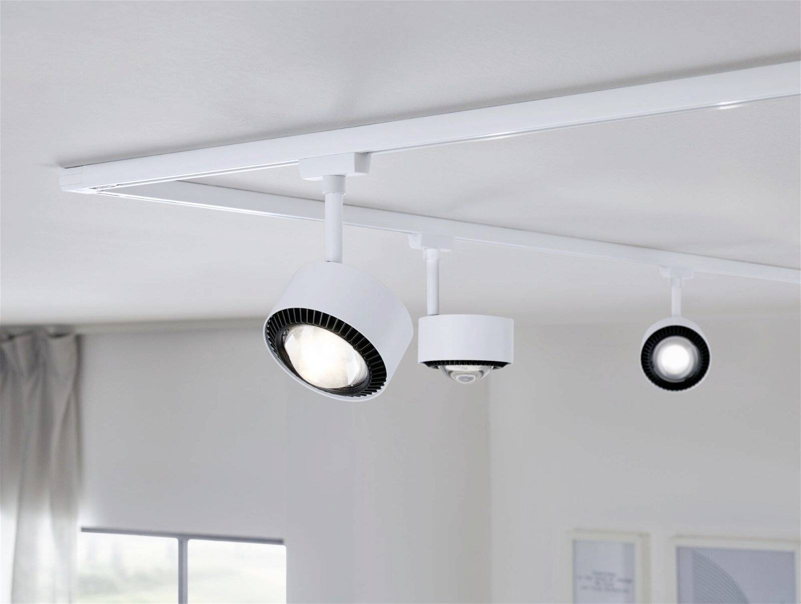 Paulmann Aldan Hochvolt-Schienensystem-Leuchte URail 8W Signal-Weiß