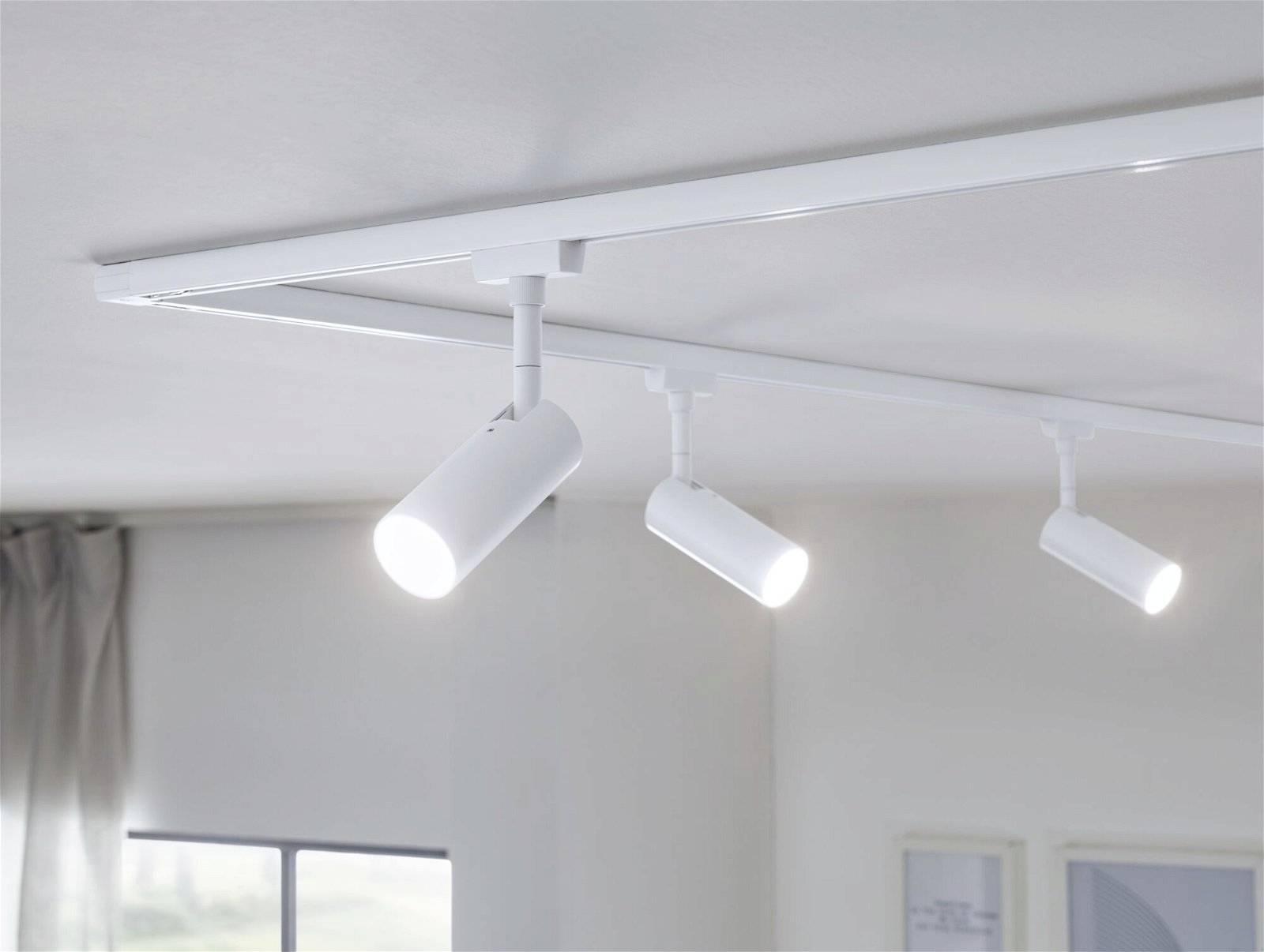 Paulmann Tubo Hochvolt-Schienensystem-Leuchte URail 4W LED Signal-Weiß